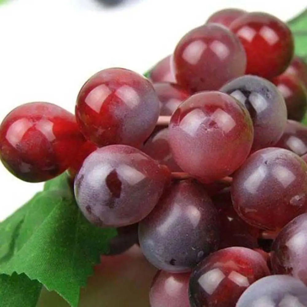 Garden Party Lifelike Decorative Plastic Grapes Simulation Home Decor Artificial Fruit