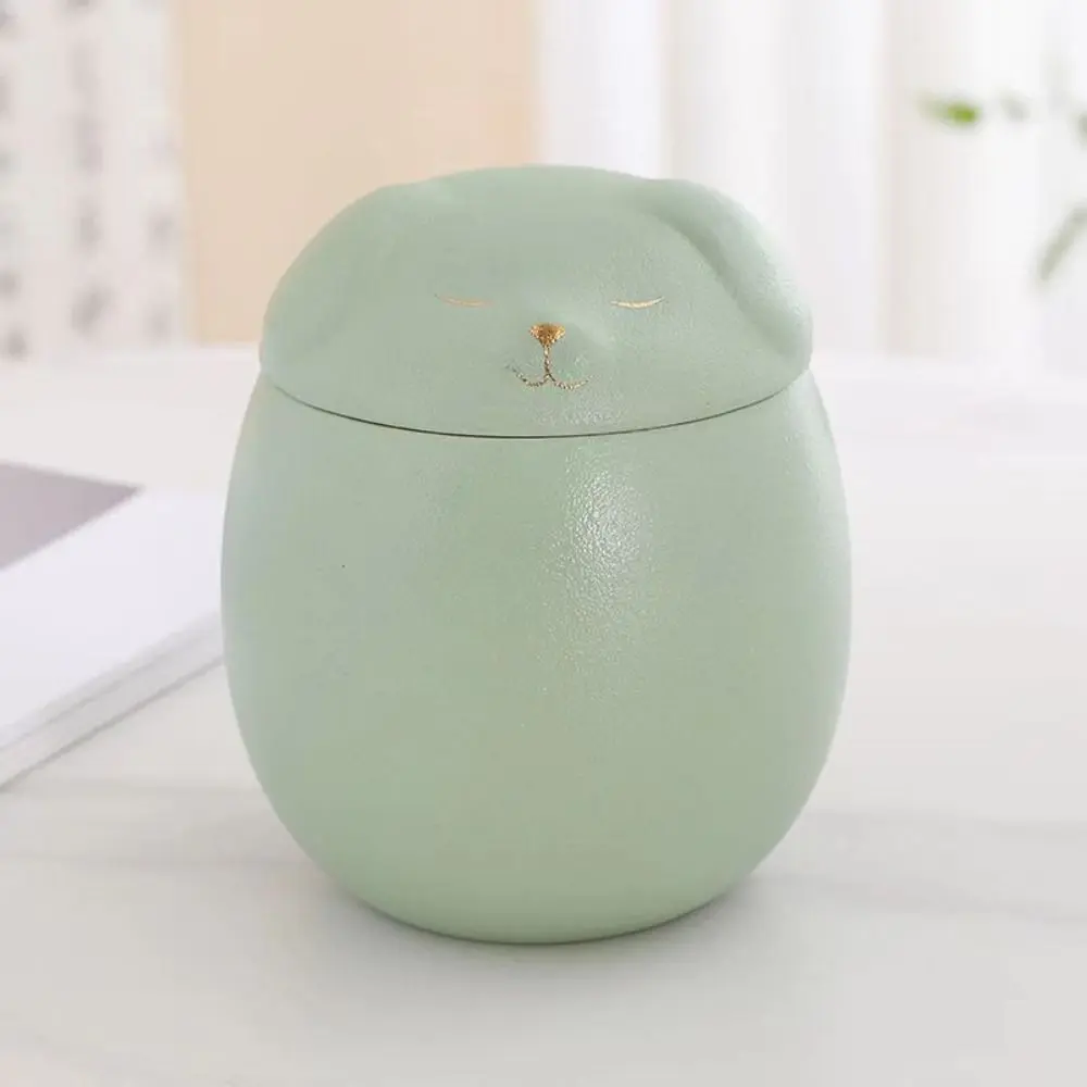 Ceramic Funeral Urn for Pets 200ml Dog/Cat Shape Dog Cat Cremation Urns Moisture Proof Cute Bird Mouse Urn Dog Supplies