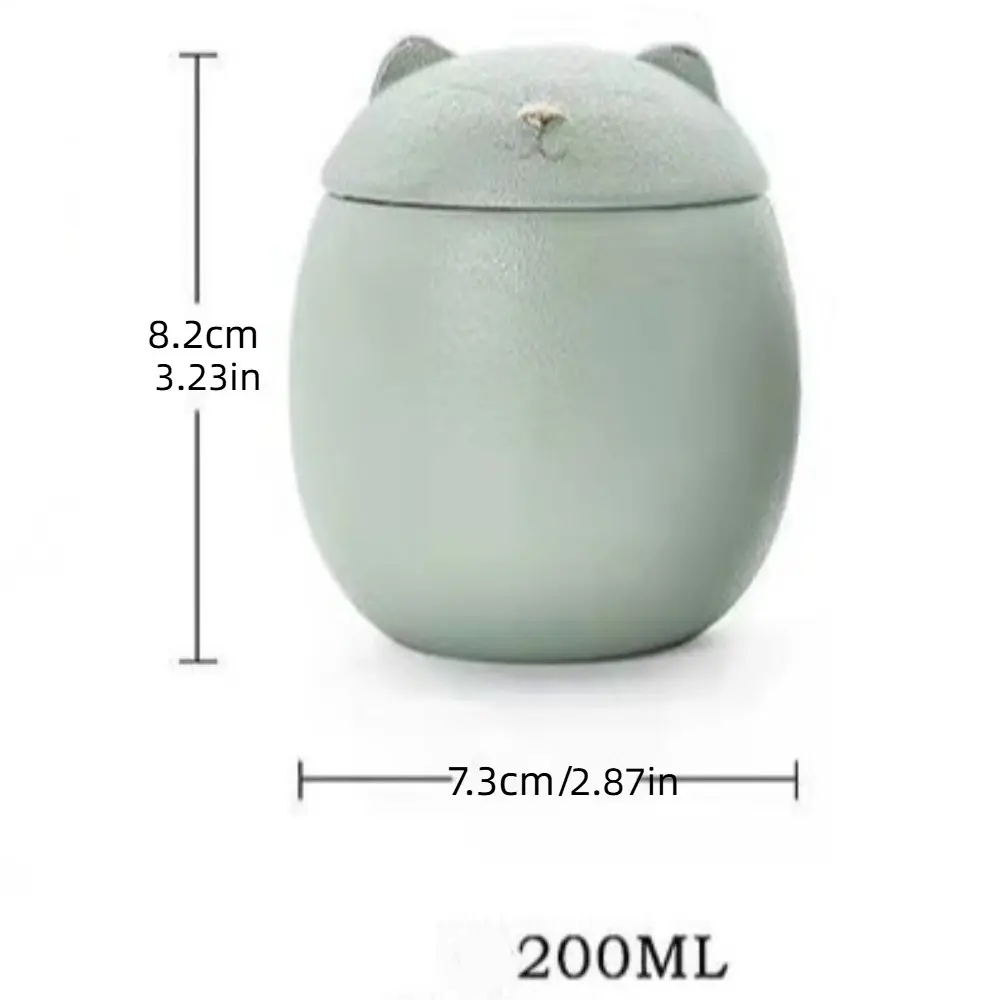 Ceramic Funeral Urn for Pets 200ml Dog/Cat Shape Dog Cat Cremation Urns Moisture Proof Cute Bird Mouse Urn Dog Supplies