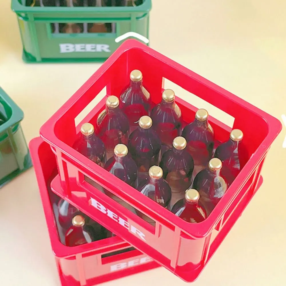 Plastic Bottle Opener Dozen Of Beer Box Shape Portable Beer Box Shape Beverage Opener Creative Magnetic Refrigerator Sticker