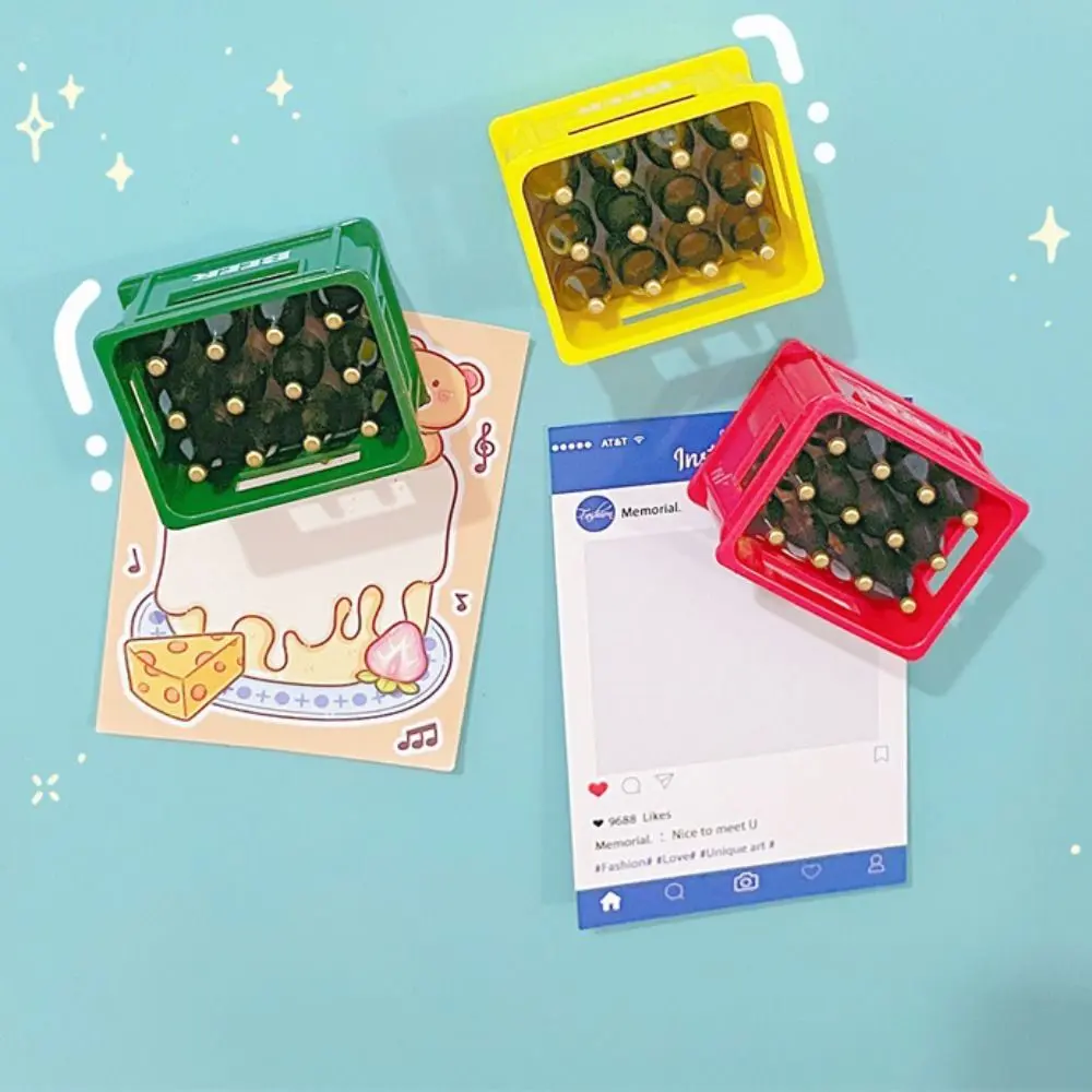 Plastic Bottle Opener Dozen Of Beer Box Shape Portable Beer Box Shape Beverage Opener Creative Magnetic Refrigerator Sticker