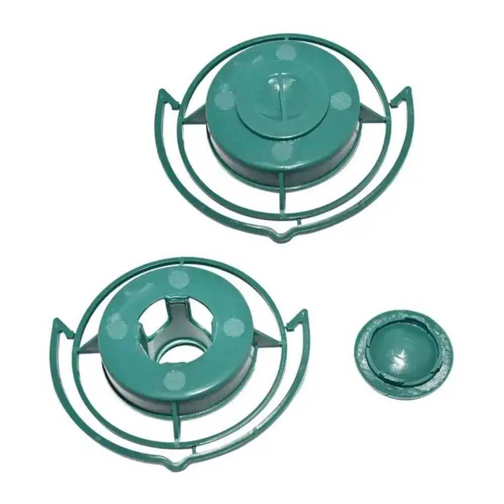 Plastic Bottle Mouth Docking Green Automatic Outdoor Bird Feeder Hanging Feed Bowl Hanging Feeding Tray For Parrot Pigeon