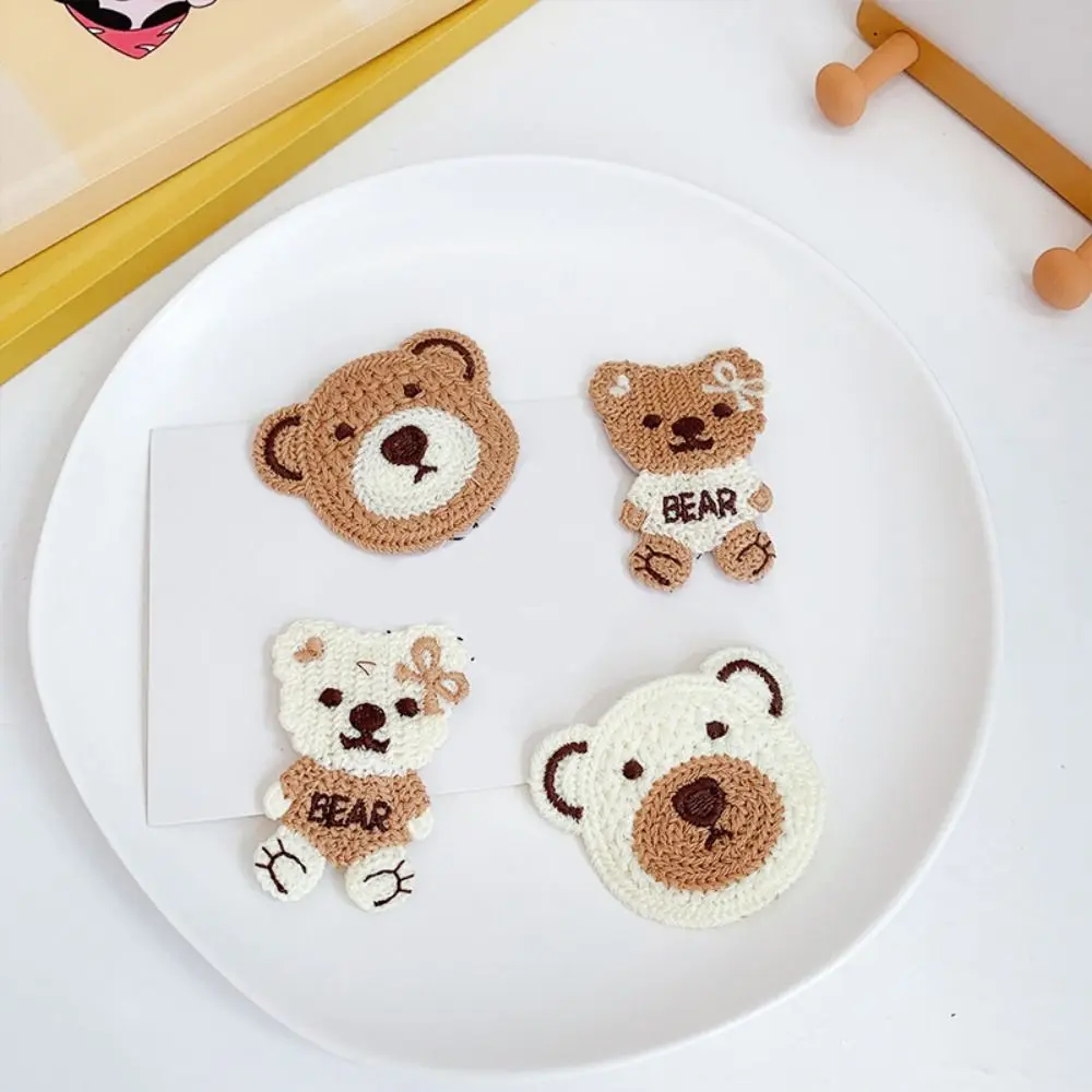 Bag Cute DIY Bear Animal Cartoon Badge Embroidery Stickers Patch Appliques