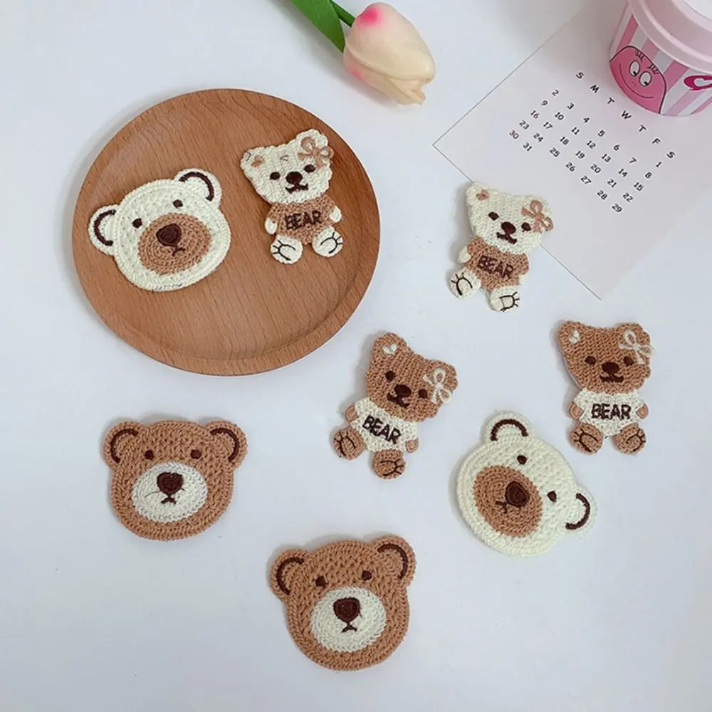 Bag Cute DIY Bear Animal Cartoon Badge Embroidery Stickers Patch Appliques