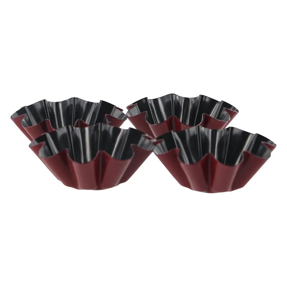 Muffin Cup Carbon Steel Egg Tart Molds Mini Reusable Cake Mold Creative Non-stick Tartlet Baking Mold Home
