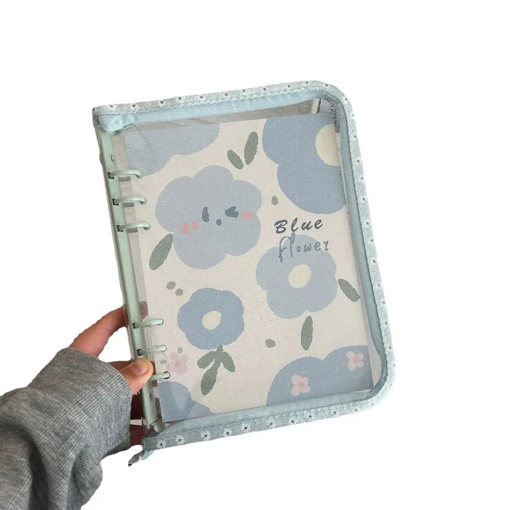 A5 Binder Photo Album Korea Style Simple Photo Collect Book Exquisite Transparent Photocard Holder Photo Card Collection
