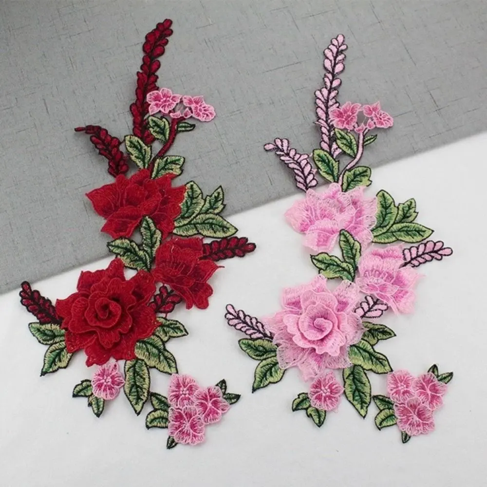 Artistic Exquisite Cheongsam Garment Badge Sewing Trimmings Embroidery Clothes Accessories Patch Applique