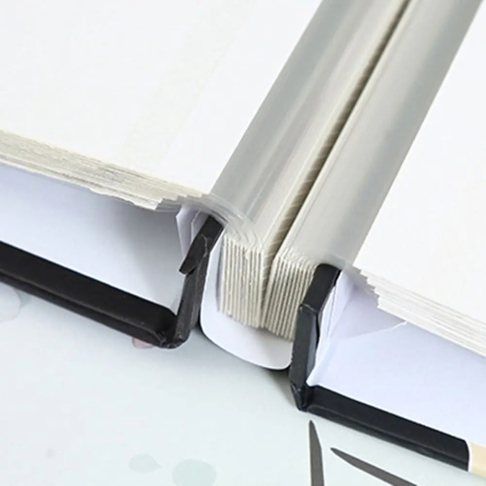 20 Sheets/40 Pages Self-adhesive Film Diy Album High-capacity Writable DIY Self Adhesive Photo Album Creative 28x26cm