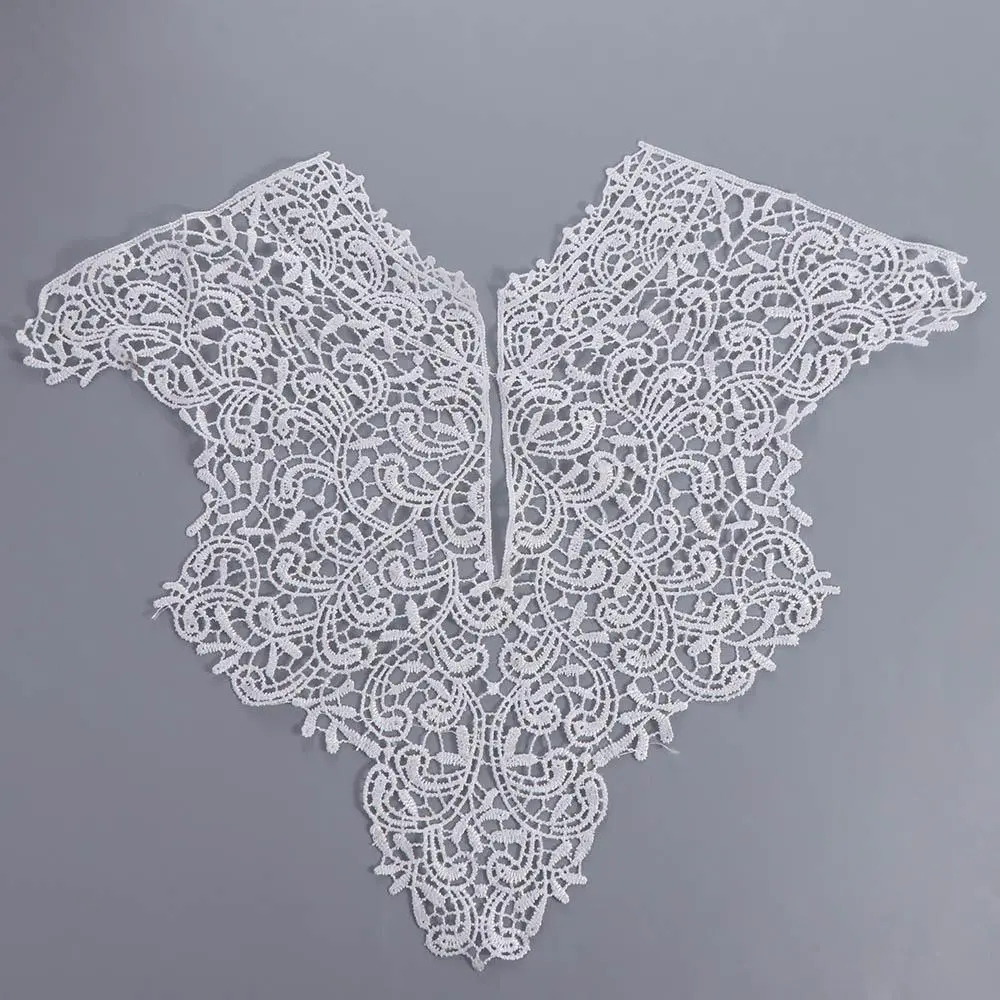 Applique Detachable Lace Neckline Collarband Hollow Hollow Neckline Embroideried Fabric Women Neckline Sewing