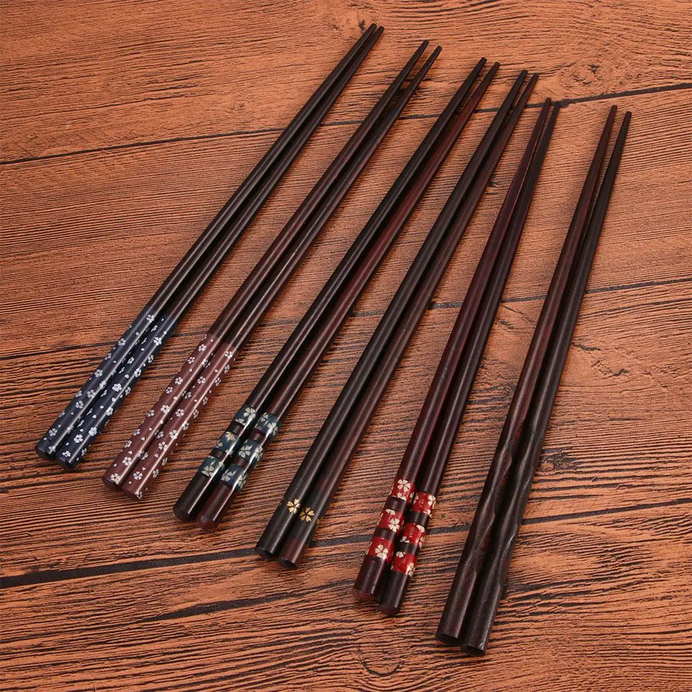 Healthy Durable Japanese Natural Wooden Chopsticks Tableware Kitchen Tools Wood Chopsticks Dinnerware Sushi Chopsticks