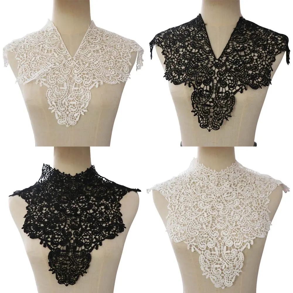 Applique Detachable Lace Neckline Collarband Hollow Hollow Neckline Embroideried Fabric Women Neckline Sewing