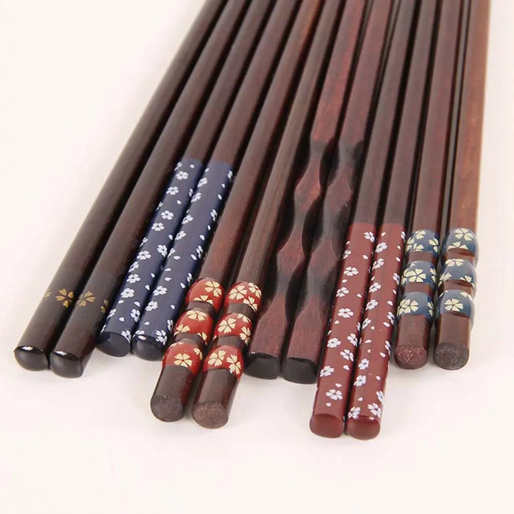 Healthy Durable Japanese Natural Wooden Chopsticks Tableware Kitchen Tools Wood Chopsticks Dinnerware Sushi Chopsticks