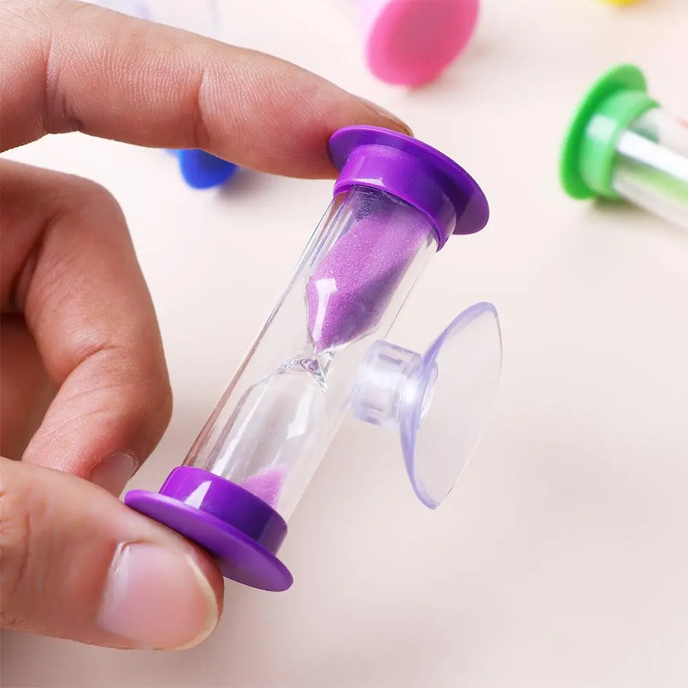 Minute Time reminder Shower Timer Tooth Brushing With Suction Cup Rotatable Desktop Ornament Hourglass Sand Clock Time Funnel