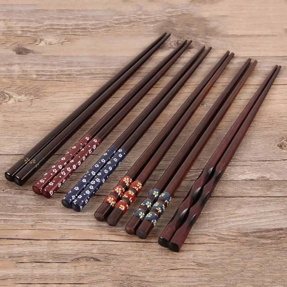 Healthy Durable Japanese Natural Wooden Chopsticks Tableware Kitchen Tools Wood Chopsticks Dinnerware Sushi Chopsticks