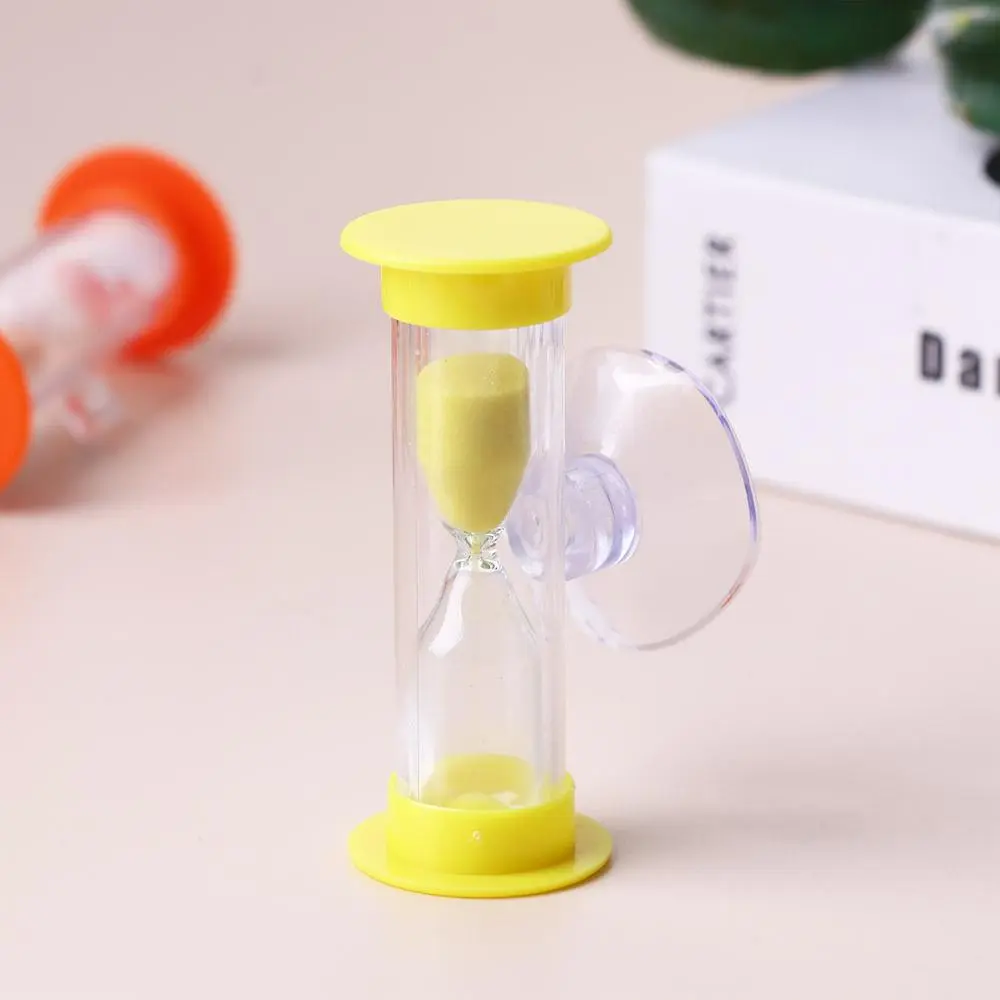 Minute Time reminder Shower Timer Tooth Brushing With Suction Cup Rotatable Desktop Ornament Hourglass Sand Clock Time Funnel