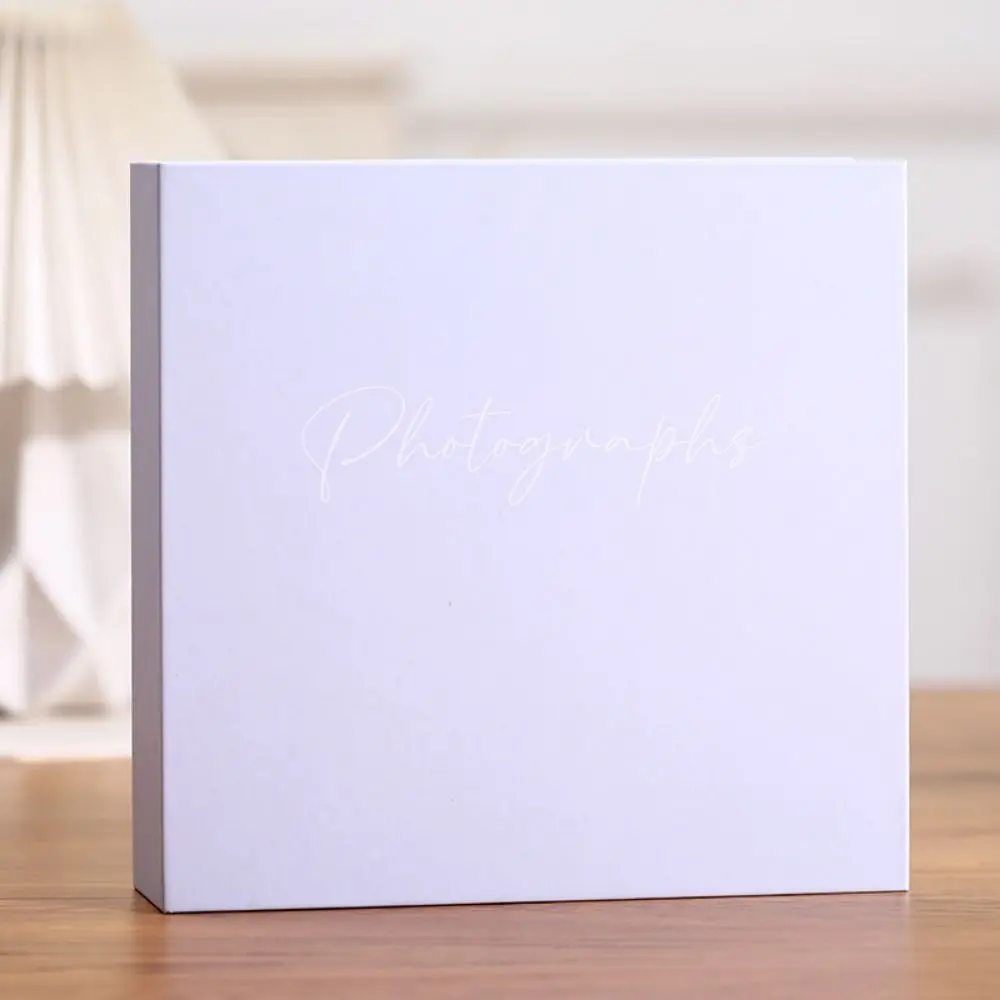 Writable Creative Photo Album Insert Bag DIY Family Collection Book 200-Pocket 6-inch Pictures Storage Case Wedding