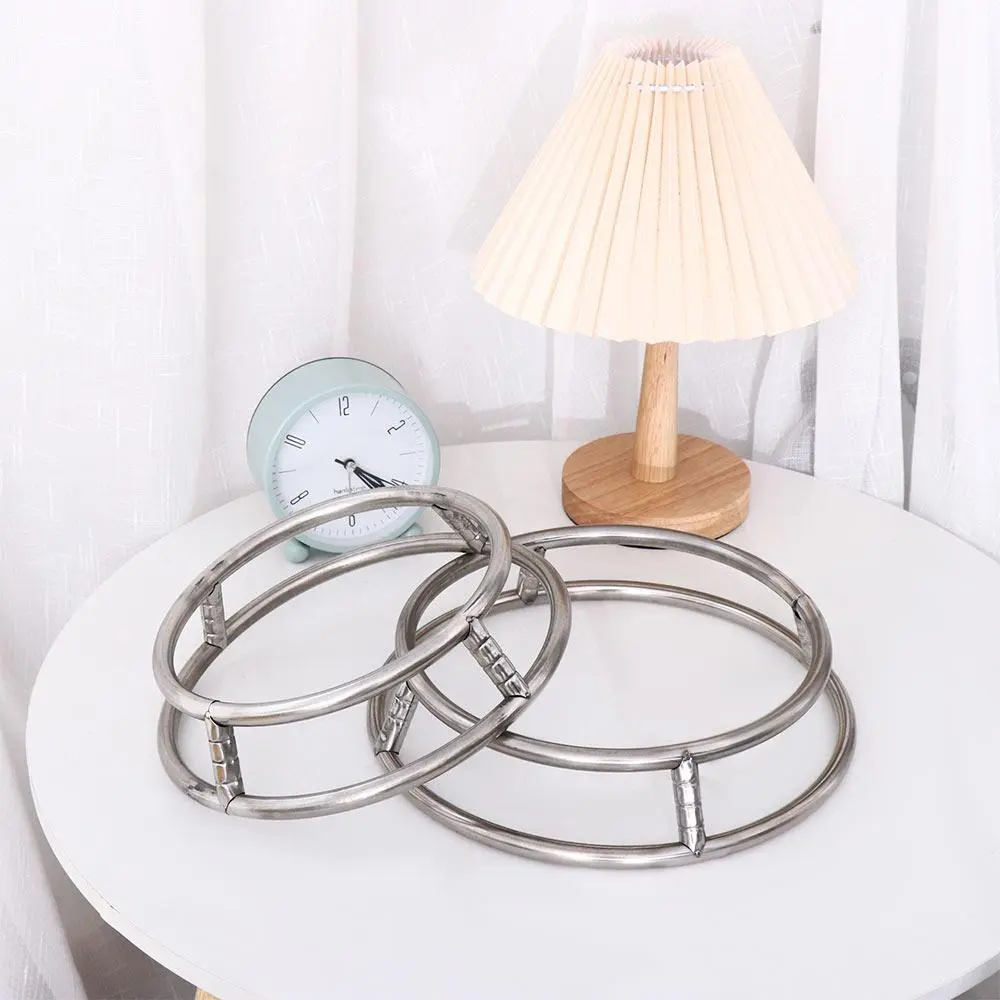 Stainless Steel Anti-scald Diameter 23/26/29cm Ring Rack For Pot Gas Stove Fry Pan Holder Shelf Kitchen Supplies Wok Rack