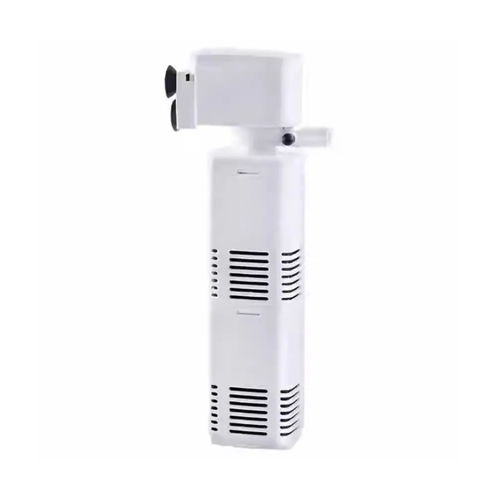 Wall Mount Aquarium Internal Filter Suction Cup Plastic Submersible Pump Silent with Sponge and Air Tube Water Circulation Pump