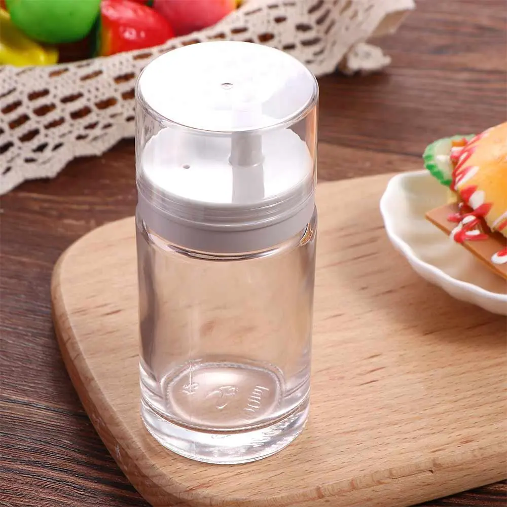 Leakproof Glass Oil Dispenser Pouring Spout 3.38oz Cruet Pourer Condiment Container Cooking