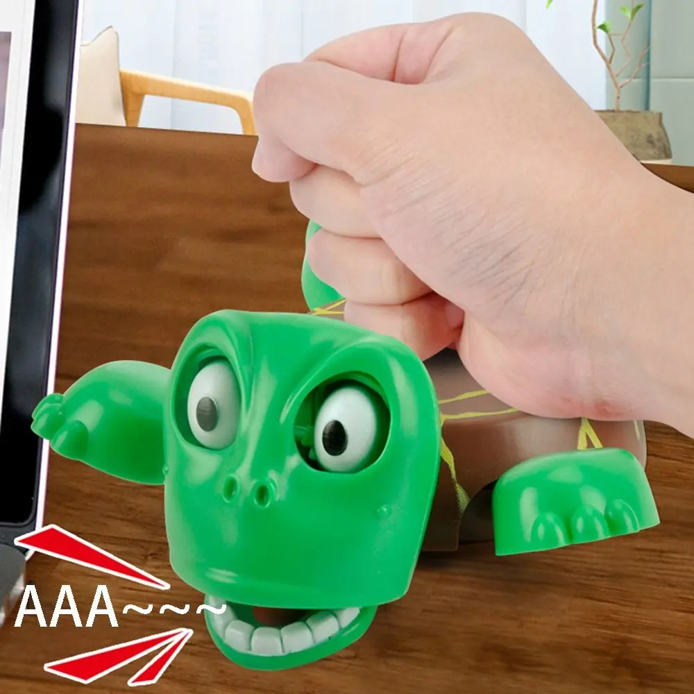 Press To Sound Panicked Turtle Coaster Creative Funny Expression Turtle Base Cup Mat Non-slip Anti-scald Animal Drinks Placemat