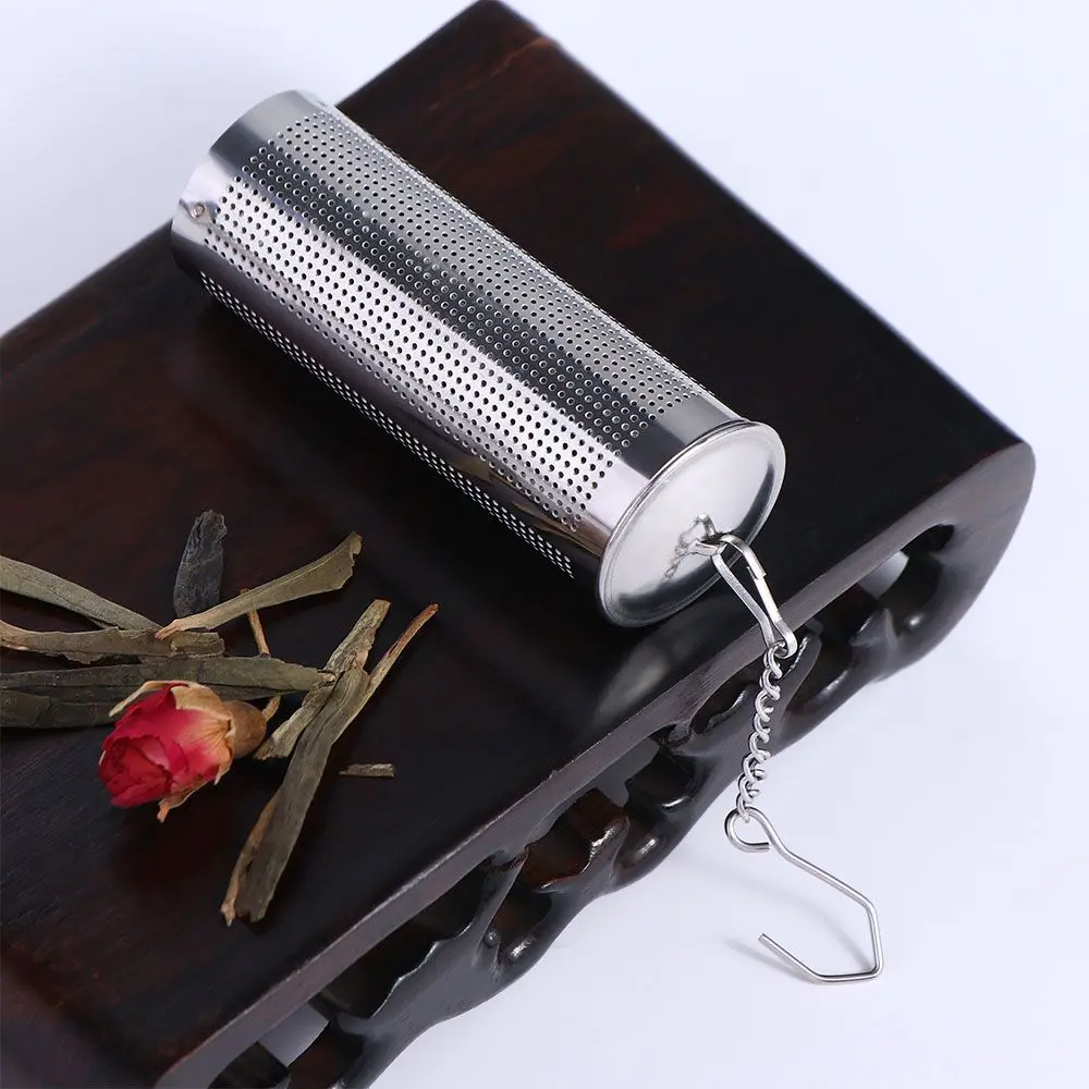 Temperature Resistance Cylindrical Multifunctional Stainless Steel Kitchen Seasoning Filter Tea Leak Tea Infuser Tea Filter