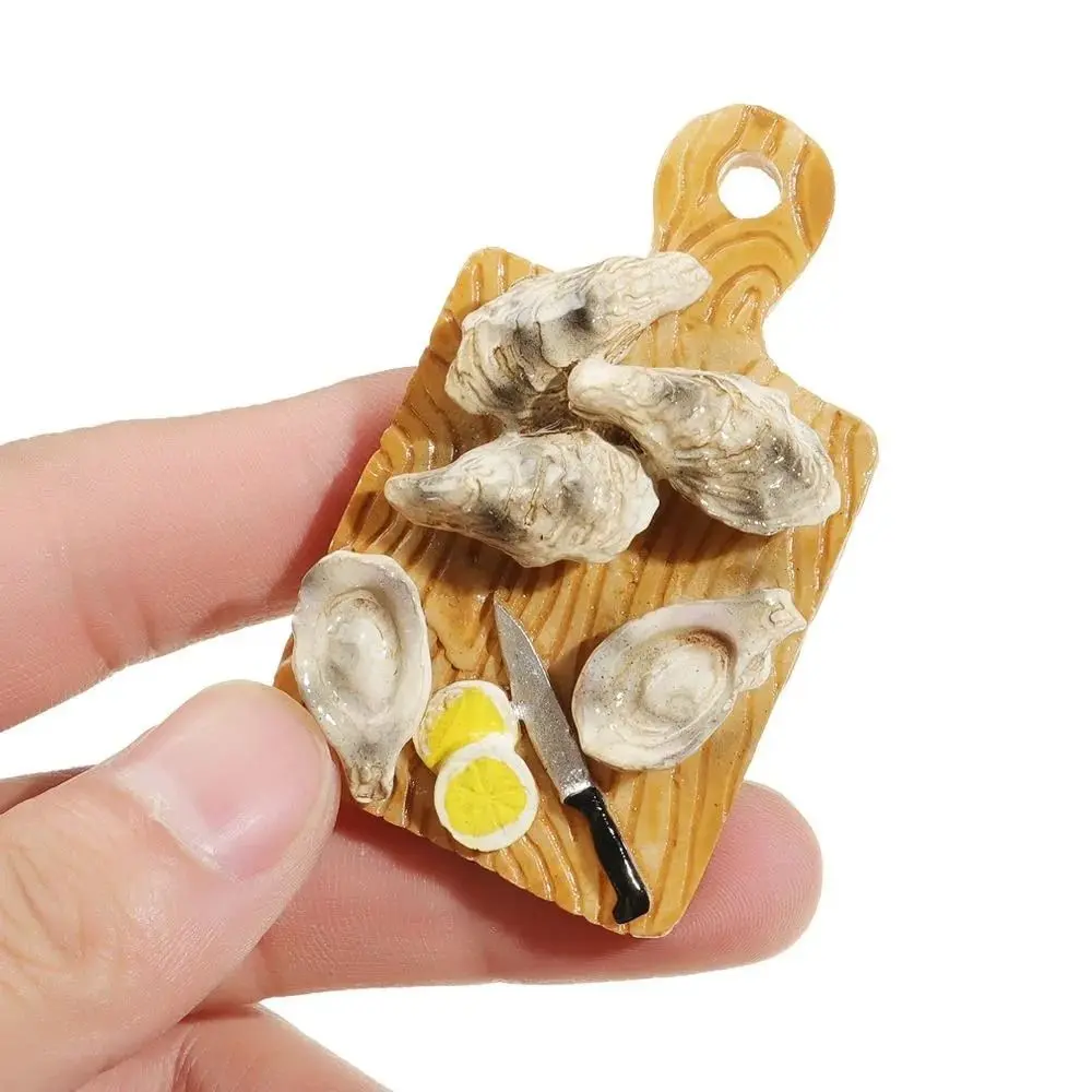 Cutting Board Simulation Cutting Board Chic Design Cute Kitchen Refrigerator Magnet 3D Mini Resin Food Toys Refrigerator