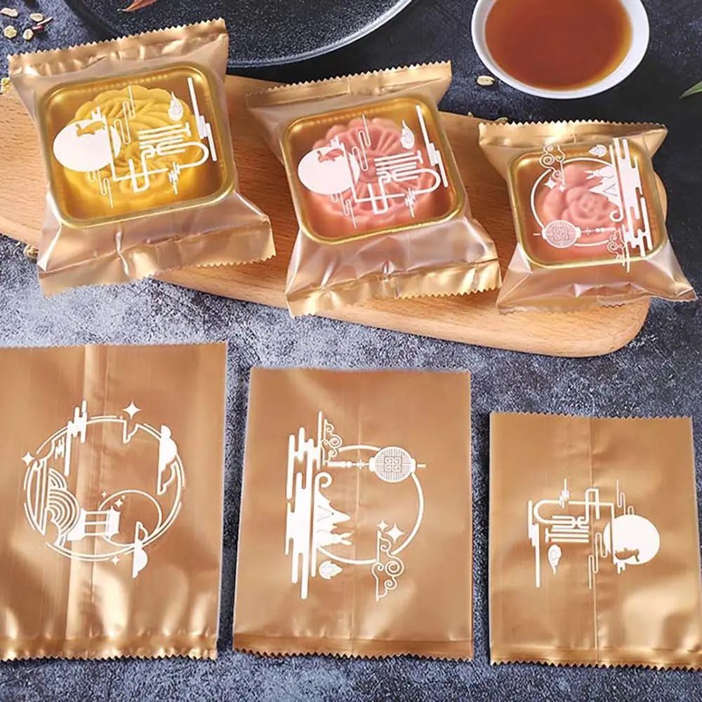 Gift Warpping Supplies Candy Cookies DIY Pastry Biscuit Cookie Candy Bag Mooncake Container Party Supplies Moon Cake Bags