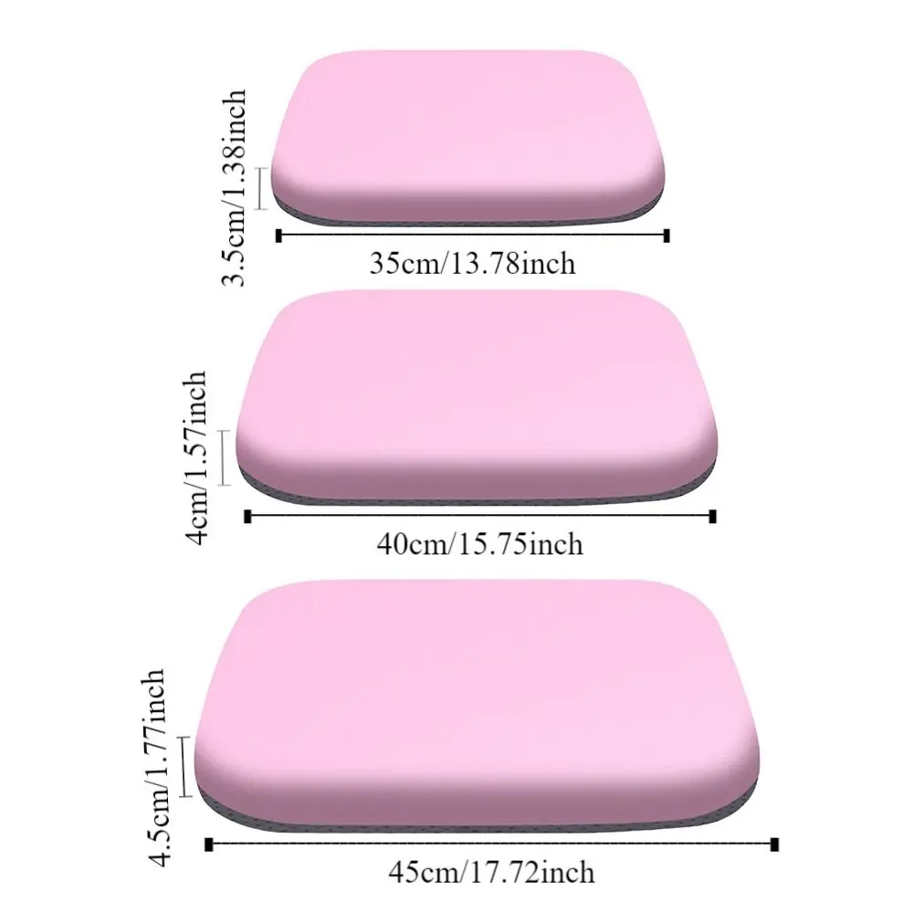 Non-slip Hemorrhoid Seat Cushion Ergonomic Solid Color Car Seat Cushion Rebound Breathable Chair Pad for Long Sitting