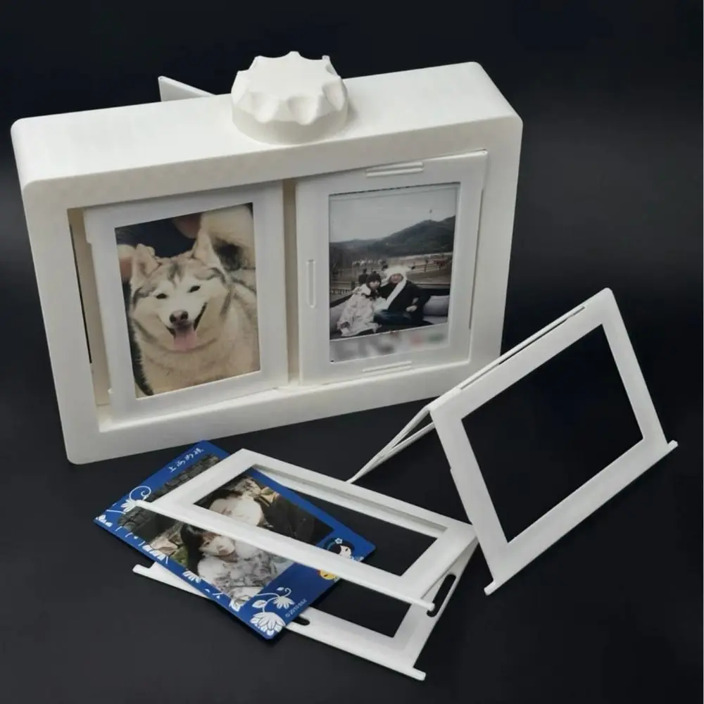 12 Pockets 3D Rotating Photocard Holder Protective Transparent Photo Album Easy To Install Multi-purpose Card Display Rack