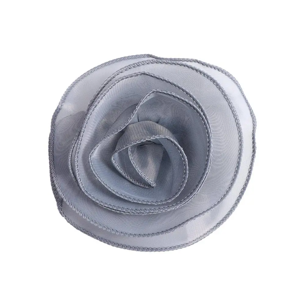 DIY Multi-layer Organza Large Flower Patch Chest Flower 3D Clothing Patch Handmade Brooch Accessories Clothes Appliques Sewing