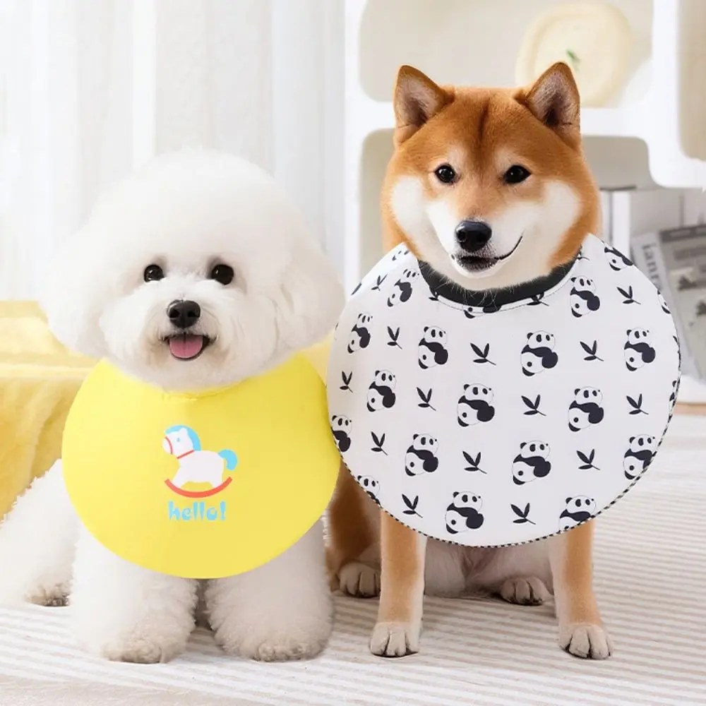 Cute Adjustable Pet Bib Anti Dirty Double Sided Dog Saliva Towel Not Wet Hair Waterproof Dog Drool Wipes Feeding