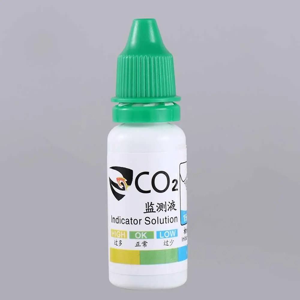 Kit Grass CO2 Indicator Tester Monitor Fish Tank Aquarium CO2 Diffuser Glass Drop Checker CO2 Monitor Indicator Monitor