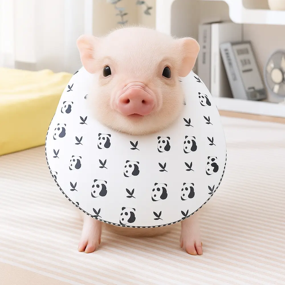 Cute Adjustable Pet Bib Anti Dirty Double Sided Dog Saliva Towel Not Wet Hair Waterproof Dog Drool Wipes Feeding