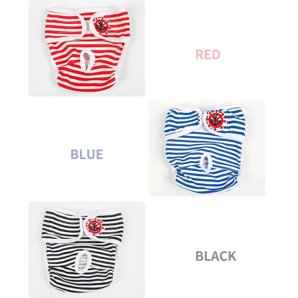 Reusable Briefs Nappy Cotton Menstruation Diaper Dog Pant Pet Short Physiological Underwear