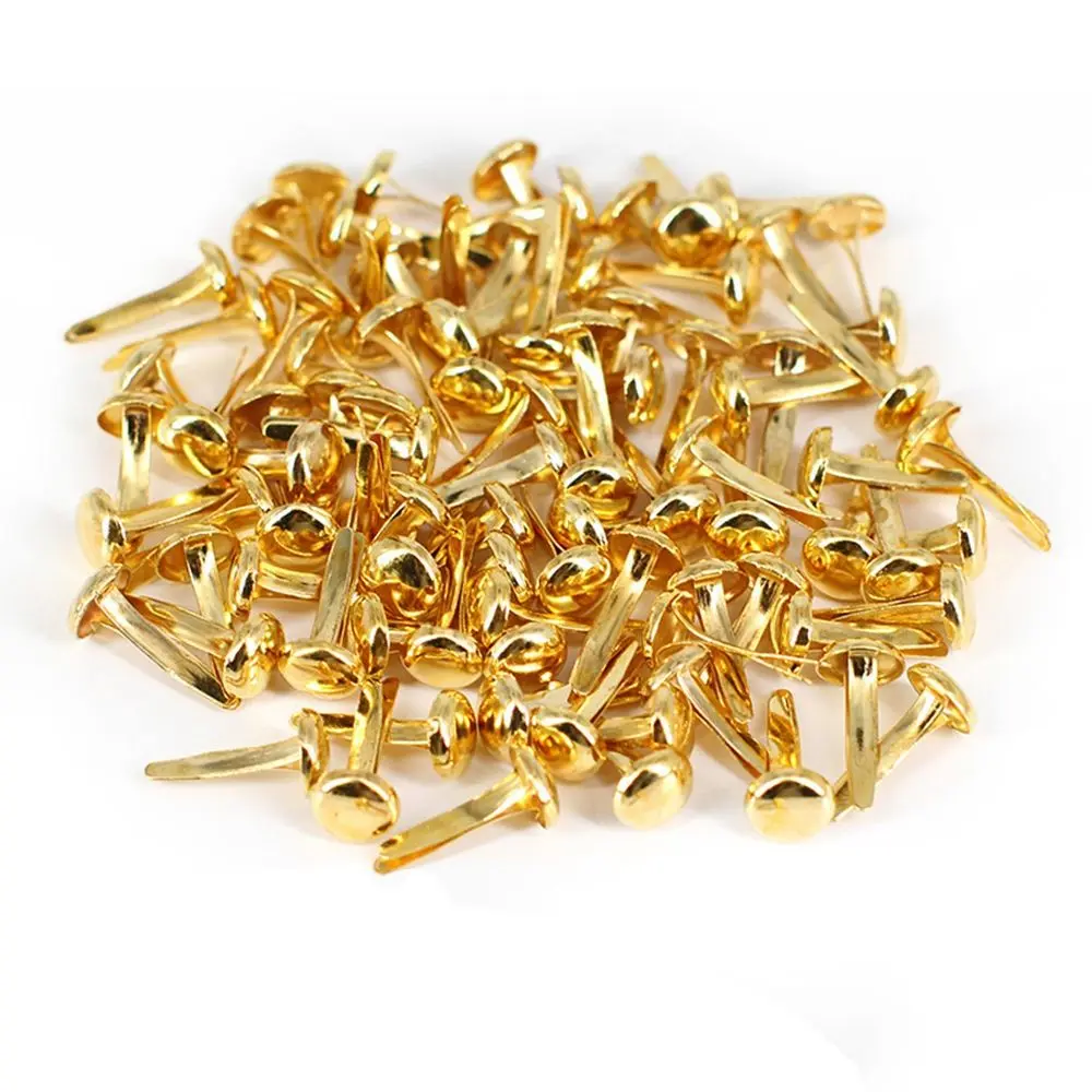 Head Decorative Paper Crafts for Scrapbooking Art Project School Brads Craft Accessory Scrapbooking Supplies Paper Fasteners