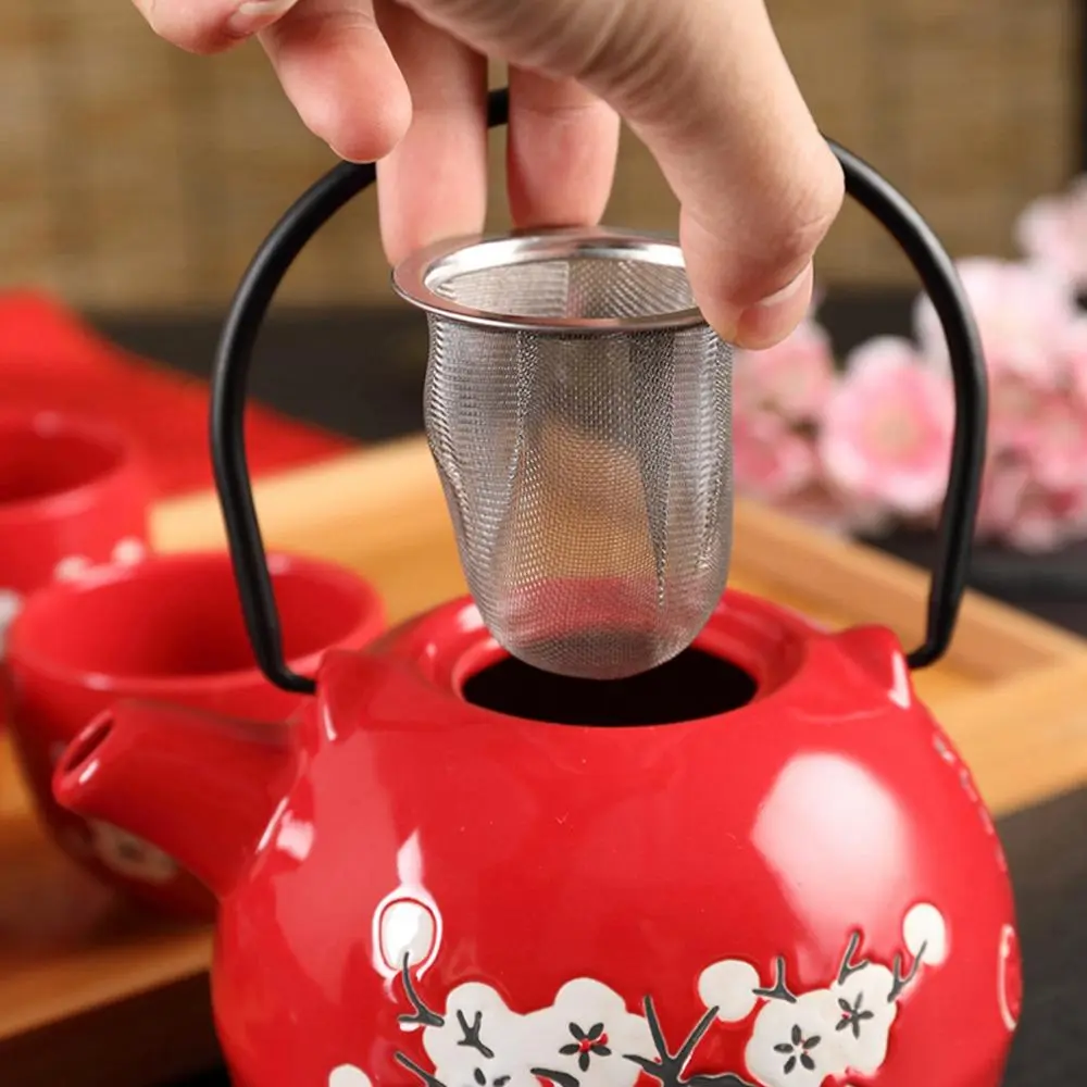 Teapots Diameter 5-9.5CM Reusable Stainless Steel Loose Leaf Tea Herb Strainer Drinkware Tea Infuser Spice Filter