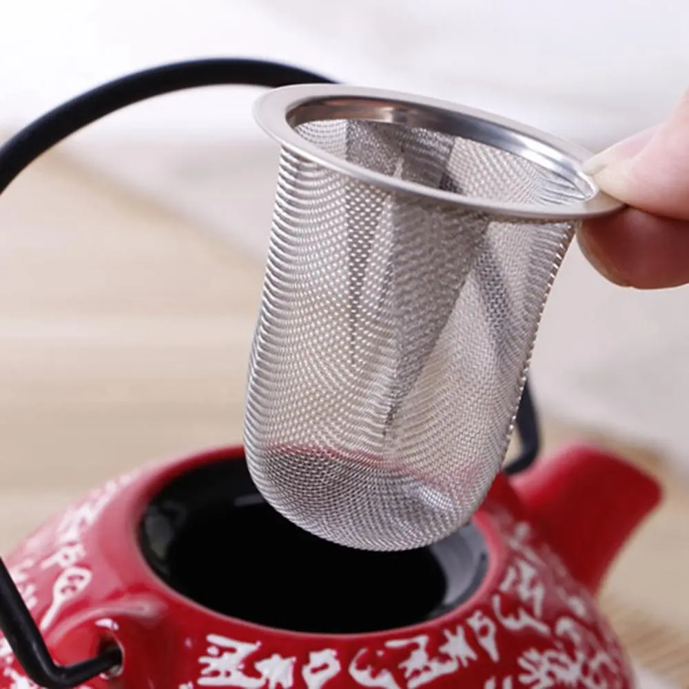 Teapots Diameter 5-9.5CM Reusable Stainless Steel Loose Leaf Tea Herb Strainer Drinkware Tea Infuser Spice Filter