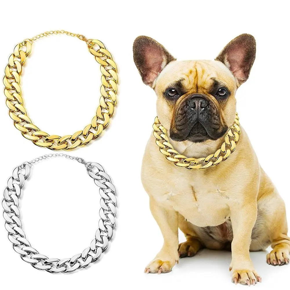 Premium No Discoloration Cat Accessory Small Dog Pet Accessory Not Fade Cat Collar Dog Necklace Dog Gold Chain Pet Chain