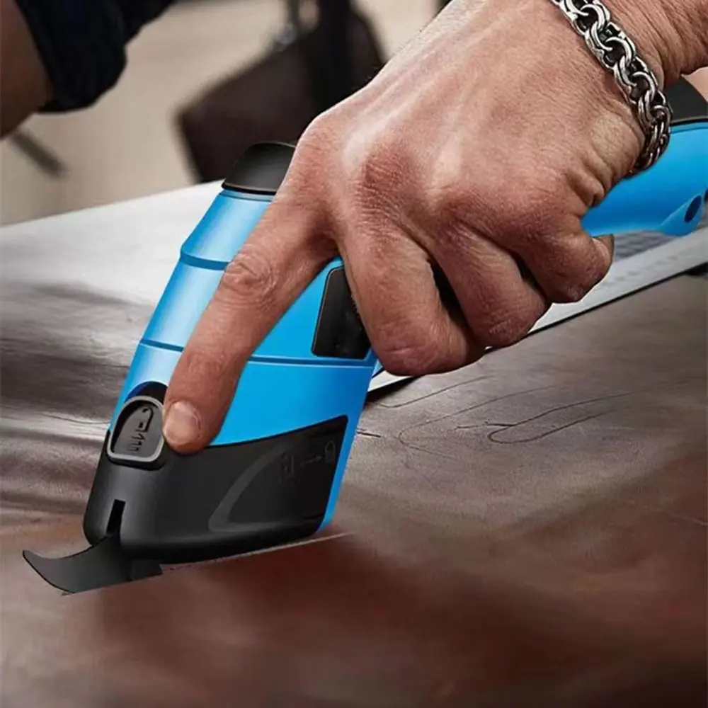Lithium Charging Cloth Cutting Machine Rechargeable Double Bit Cordless Electric Cutter Tungsten Steel Bit Multifunctional