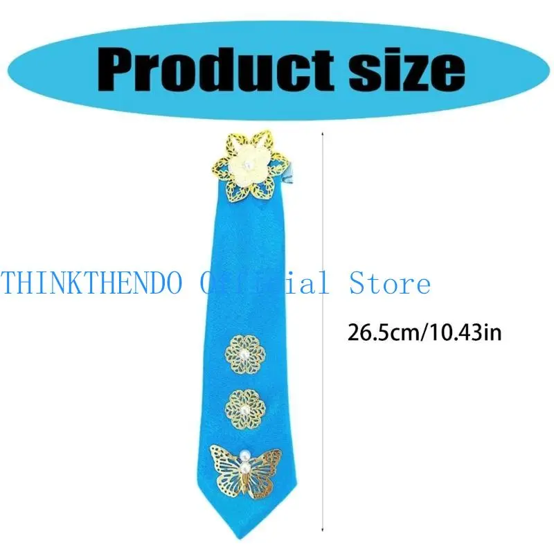 652F Elegant Korean Nationality Hanbok Hairband Comfortable Butterfly Flower Hairband For Festival Occasion Fashion Lovers