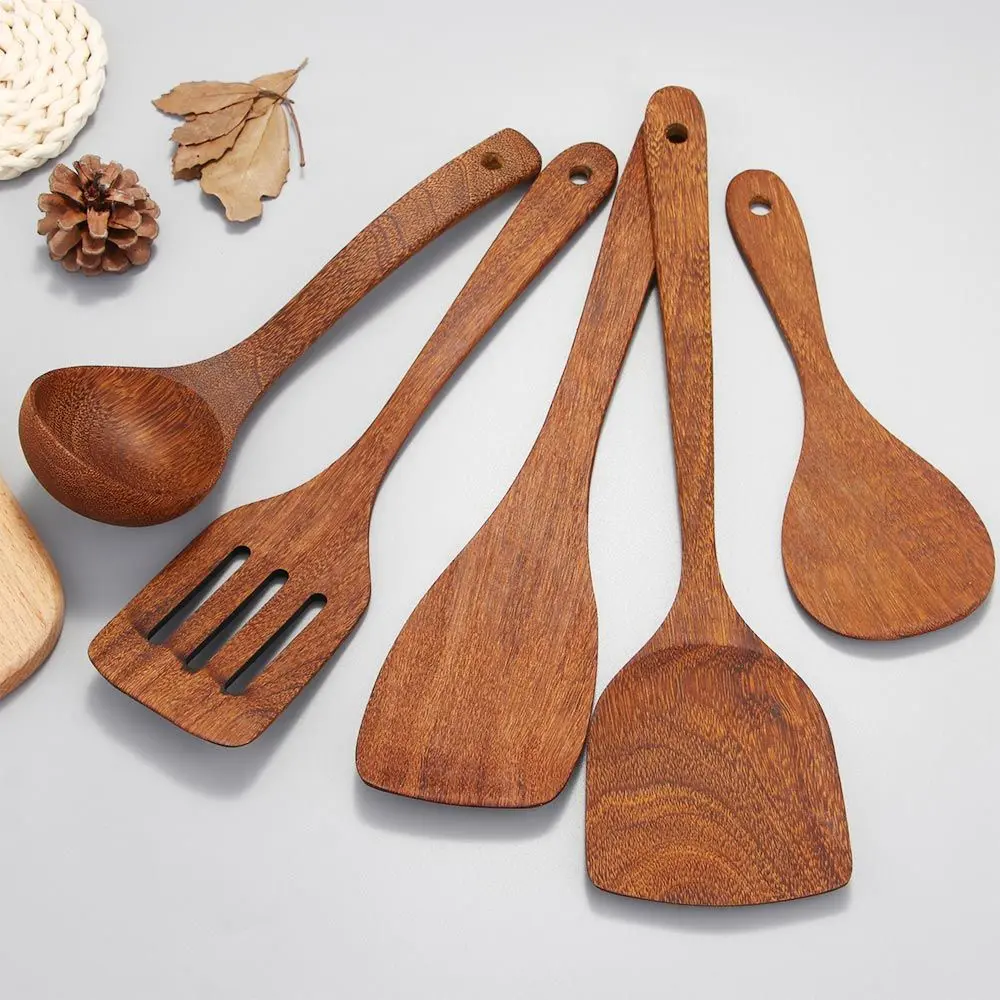 Long Handle Kitchen Tools Vegetable Nonstick pan Mixing Spoon Cooking Shovel Soup Scoop Ladle Rice Spatula