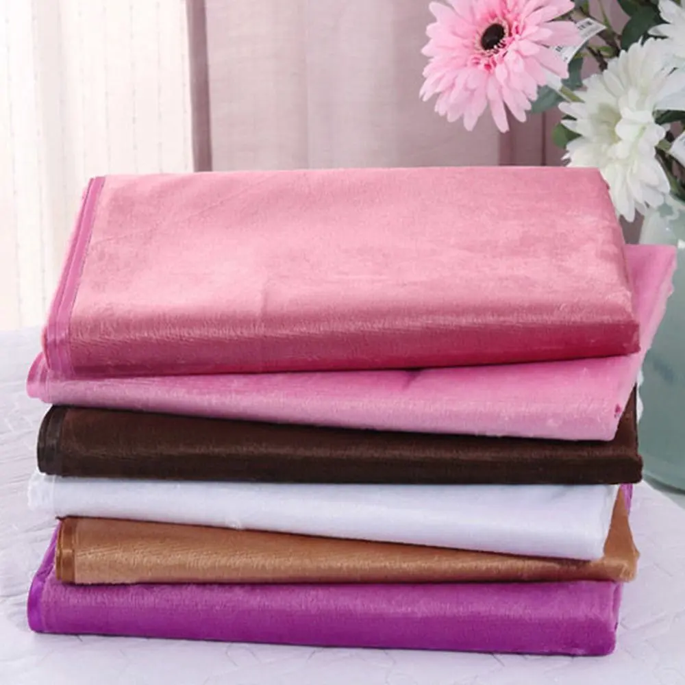 Comfortable SPA Bedspread Soft with Face Hole Massage Bed Sheets Solid Color Thickened Beauty Massage Table Cover
