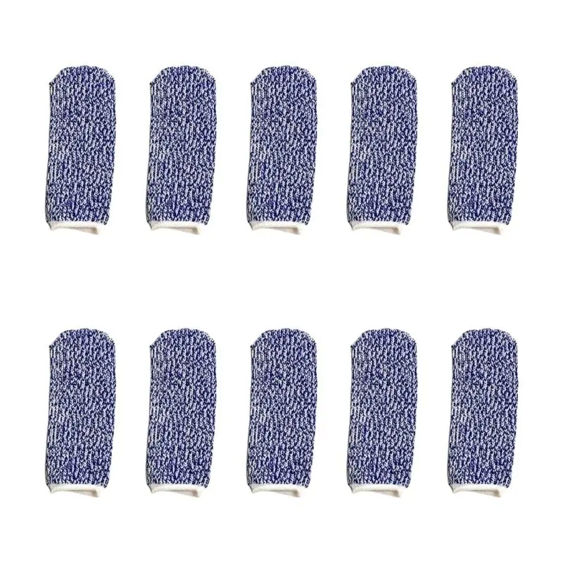 652F 10 Pieces Finger Cots For Work And Crafting, Offering Abrasion Resistance Finger Cover