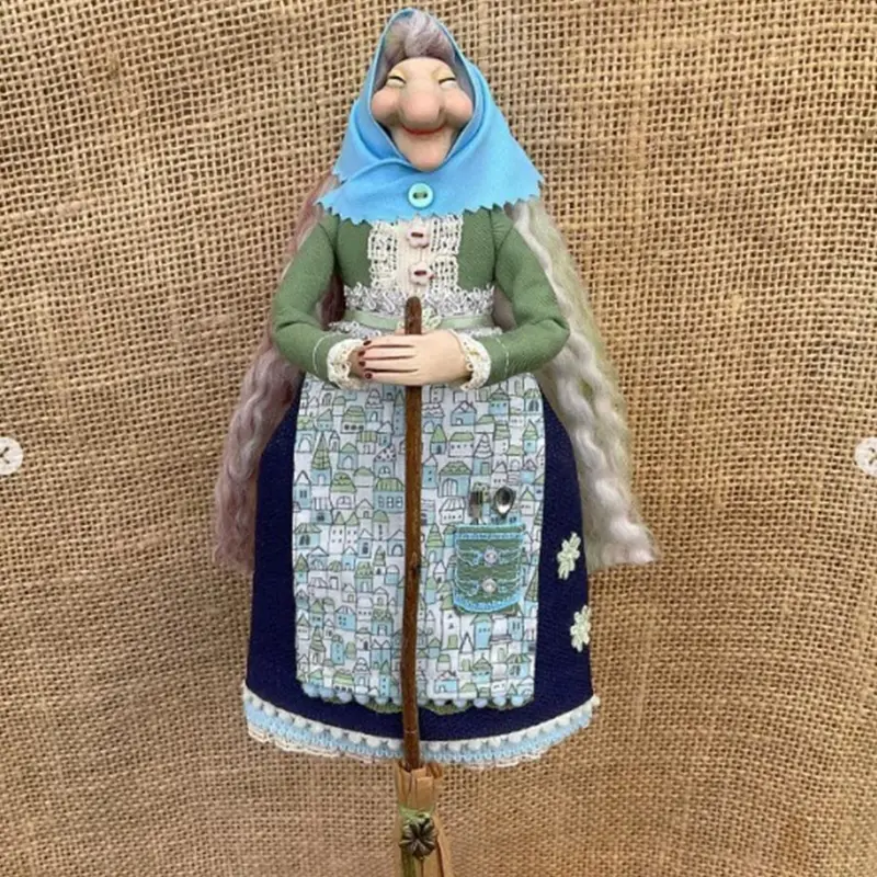39BB Kitchen Witch Doll Enchanting Cooking Doll Kitchen Hanging Decor Good Luck Cooking Doll Magics Kitchen Home Decoration