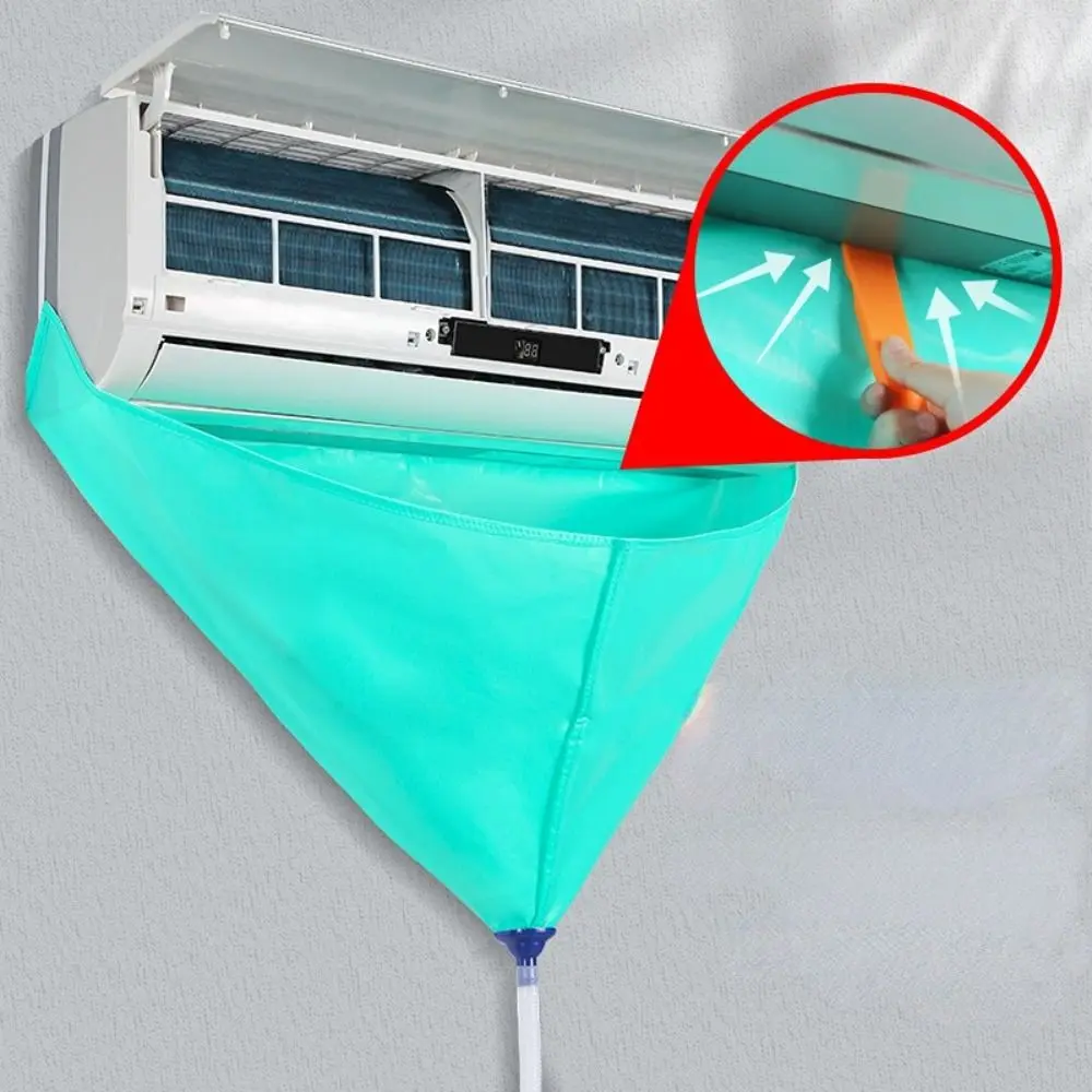 Waterproof Thickened Household Dust Protection Cleaning Kit Cleaning Cover Water Bag Cleaning Tools Air Conditioning Cover