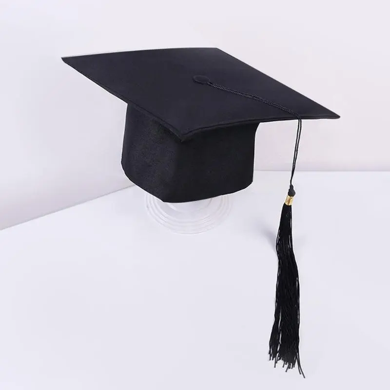 652F 2Pcs Adult Graduation Caps Graduation Sash Graduation Stoles Set 2025 for Highs School and Bachelors