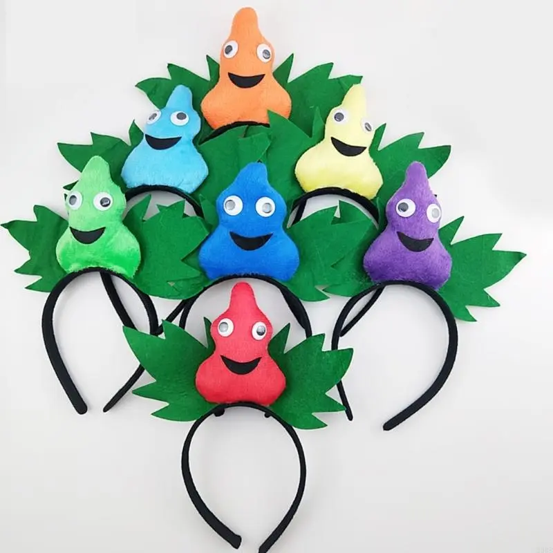 652F Gourd Headbands Cosplay Headwear Hairbands Headwear Makeup Washing Face Hairbands Birthday Party