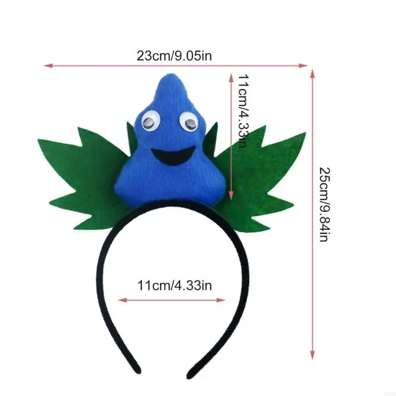 652F Gourd Headbands Cosplay Headwear Hairbands Headwear Makeup Washing Face Hairbands Birthday Party