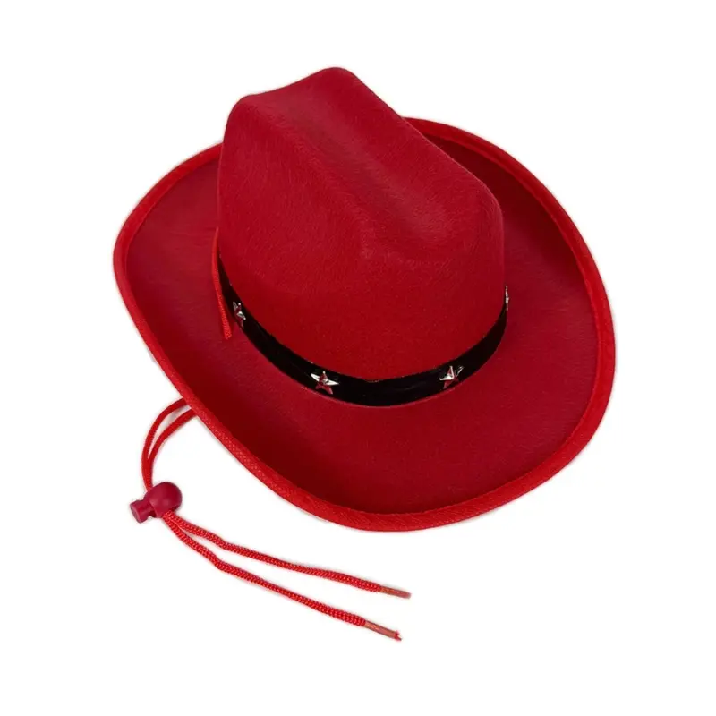 652F Children's Cowboy Hats with Star Studs For Role Play And Casual Outfits Ages 3-12