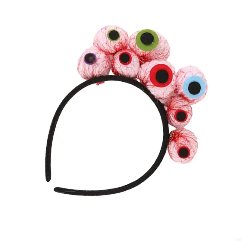 652F Teen Girl Photography Headbands Spooky Spiders/Bat/Eyeball Hairband Adult Headpiece Carnivals Party Role Play Costume